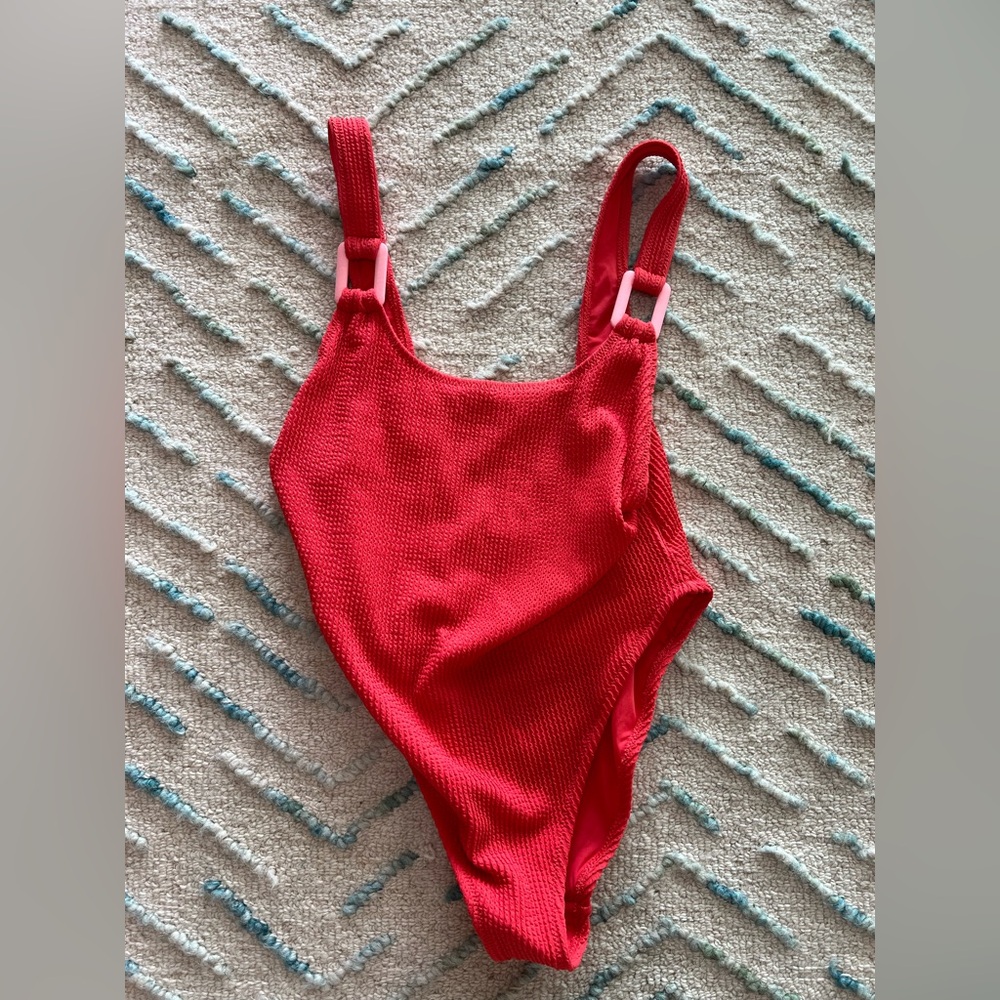 Aerie Red One Piece Swimsuit
